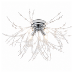 Lampa Sufitowa Glamour z Kryształami w Kształcie Dmuchawca