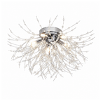 Lampa Sufitowa Glamour z Kryształami w Kształcie Dmuchawca