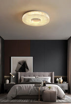 Lampa Sufitowa Glamour z Okrągłym Kloszem Akrylowym i Zintegrowanym LED