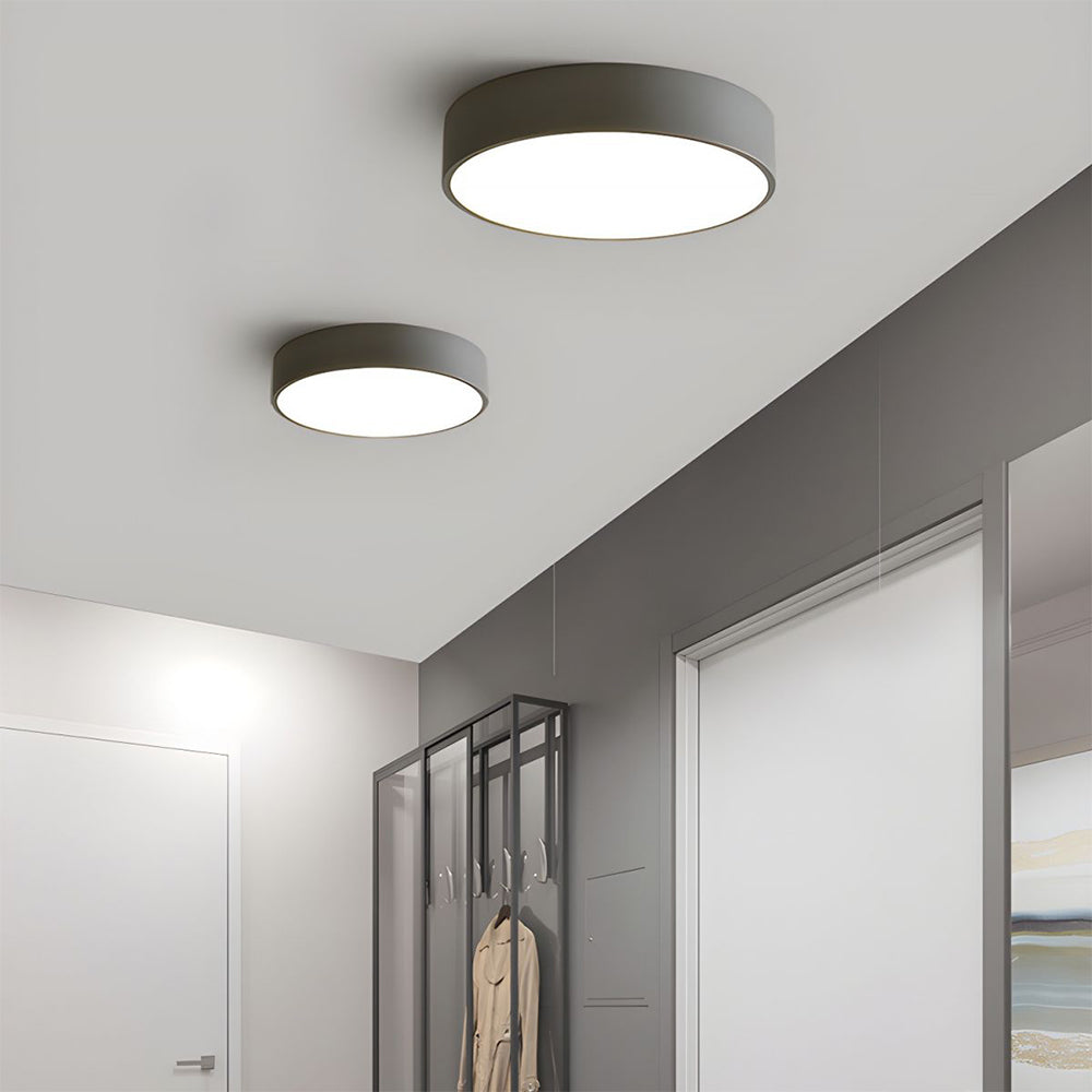 Lampa Sufitowa Minimalistyczna Okrągła Plafon z Wbudowanym LED
