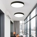 Lampa Sufitowa Minimalistyczna Okrągła Plafon z Wbudowanym LED
