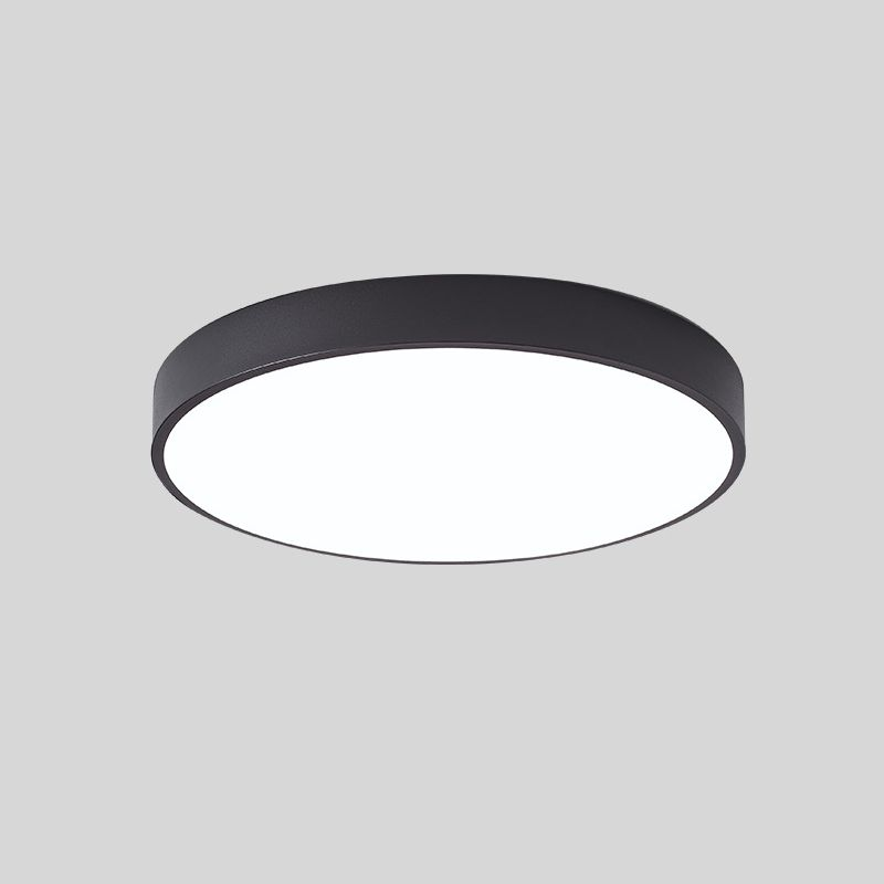 Lampa Sufitowa Minimalistyczna Okrągła Plafon z Wbudowanym LED