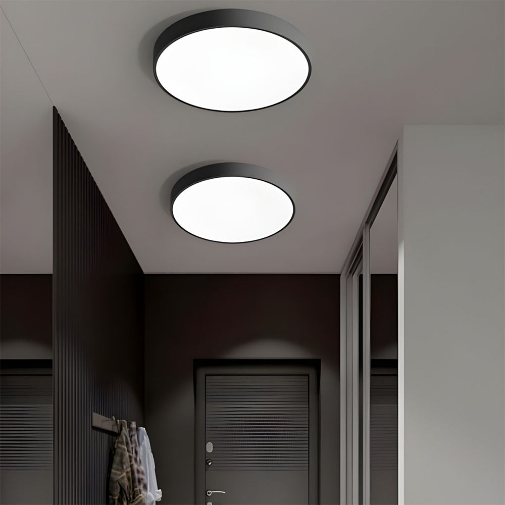 Lampa Sufitowa Minimalistyczna Okrągła Plafon z Wbudowanym LED