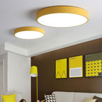 Lampa Sufitowa Minimalistyczna Okrągła Plafon z Wbudowanym LED
