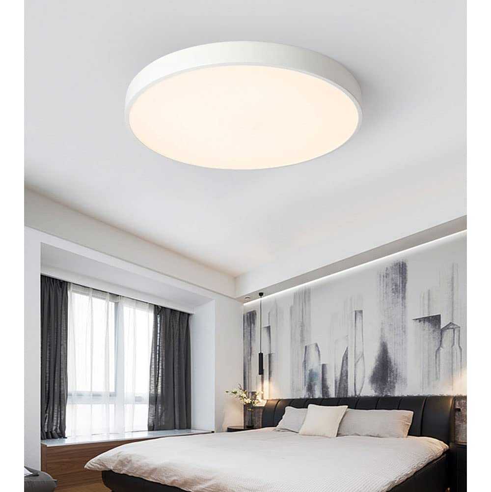 Lampa Sufitowa Minimalistyczna Okrągła Plafon z Wbudowanym LED