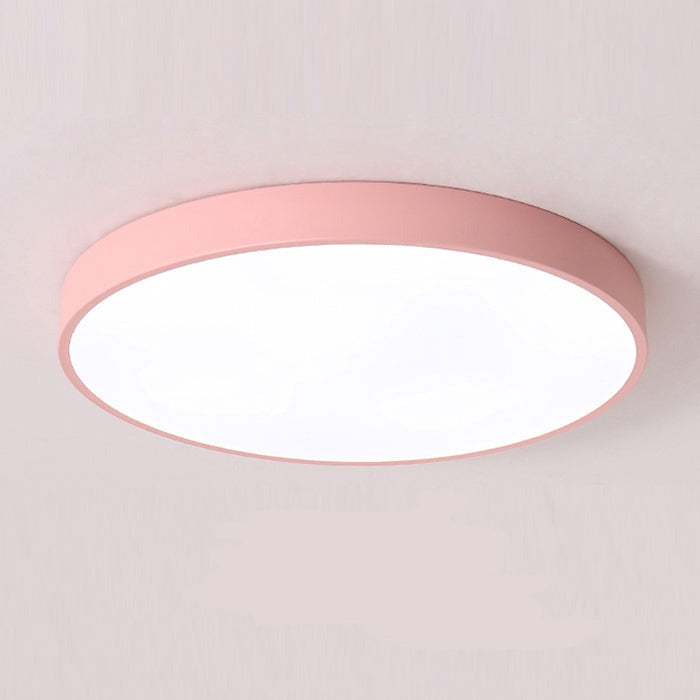 Lampa Sufitowa Minimalistyczna Okrągła Plafon z Wbudowanym LED