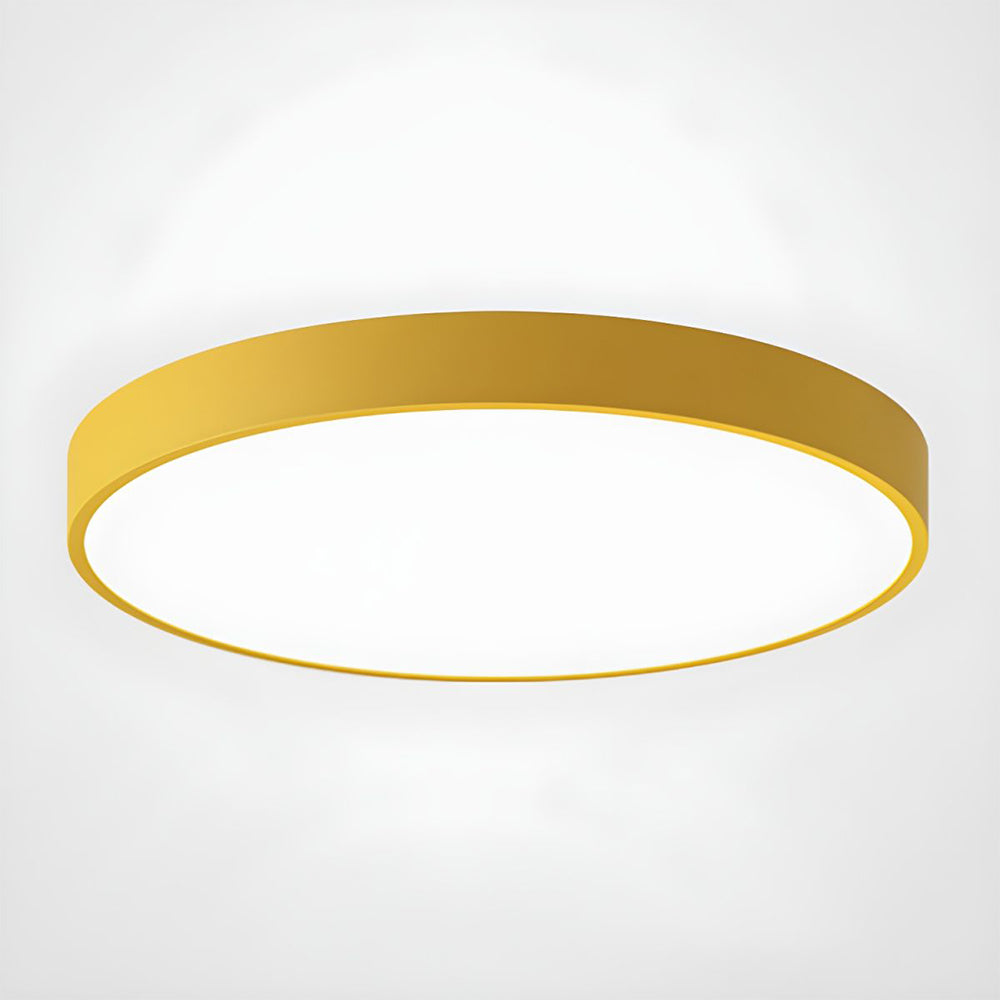 Lampa Sufitowa Minimalistyczna Okrągła Plafon z Wbudowanym LED