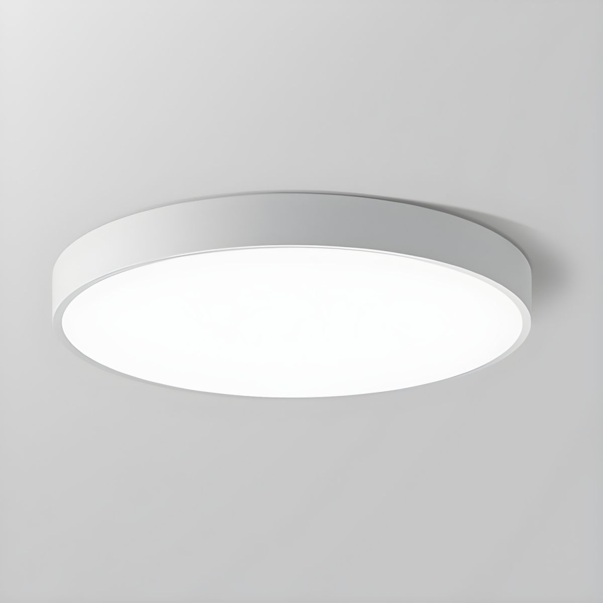 Lampa Sufitowa Minimalistyczna Okrągła Plafon z Wbudowanym LED