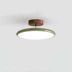 Lampa Sufitowa Minimalistyczna Okrągła z Obrotową Głowicą i Pilotem