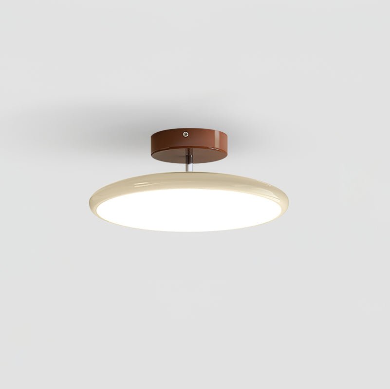 Lampa Sufitowa Minimalistyczna Okrągła z Obrotową Głowicą i Pilotem