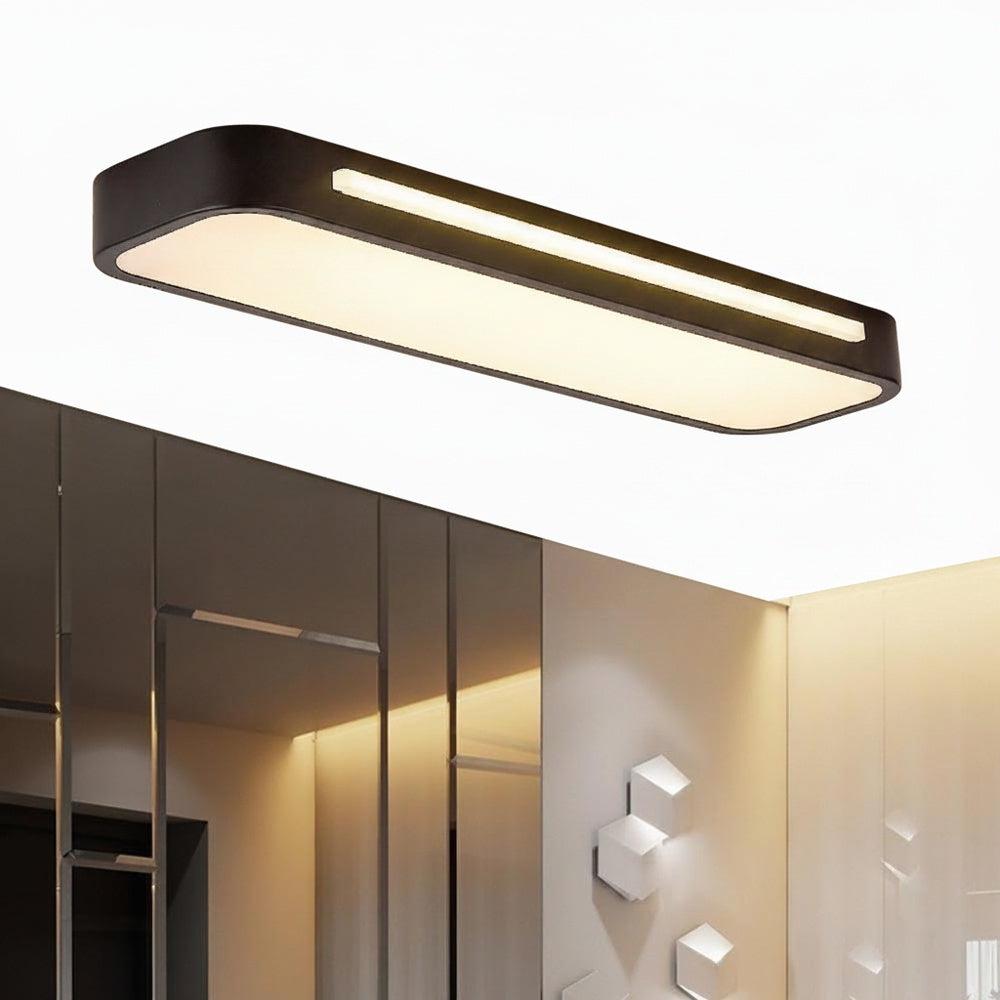 Lampa Sufitowa Minimalistyczna Skandynawska Prostokątna LED