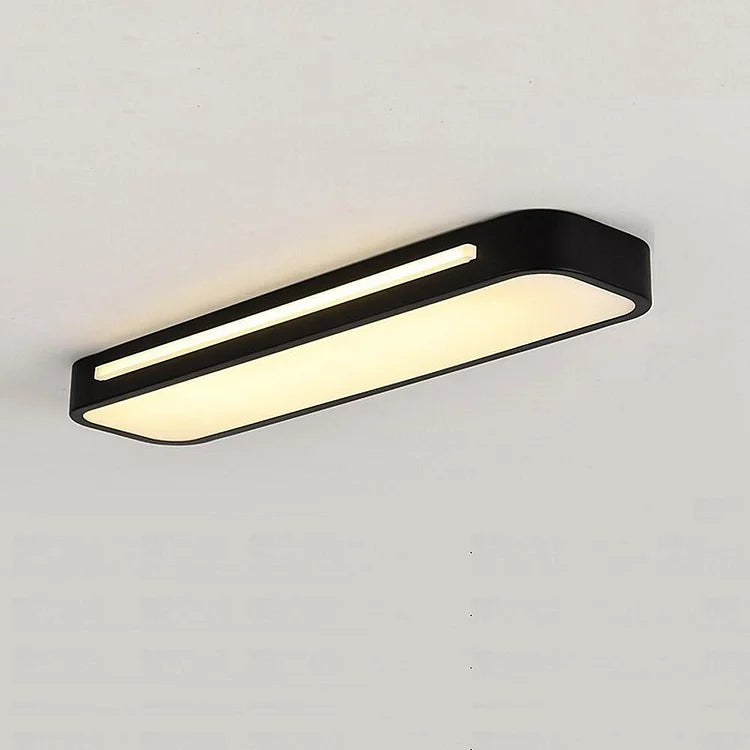 Lampa Sufitowa Minimalistyczna Skandynawska Prostokątna LED