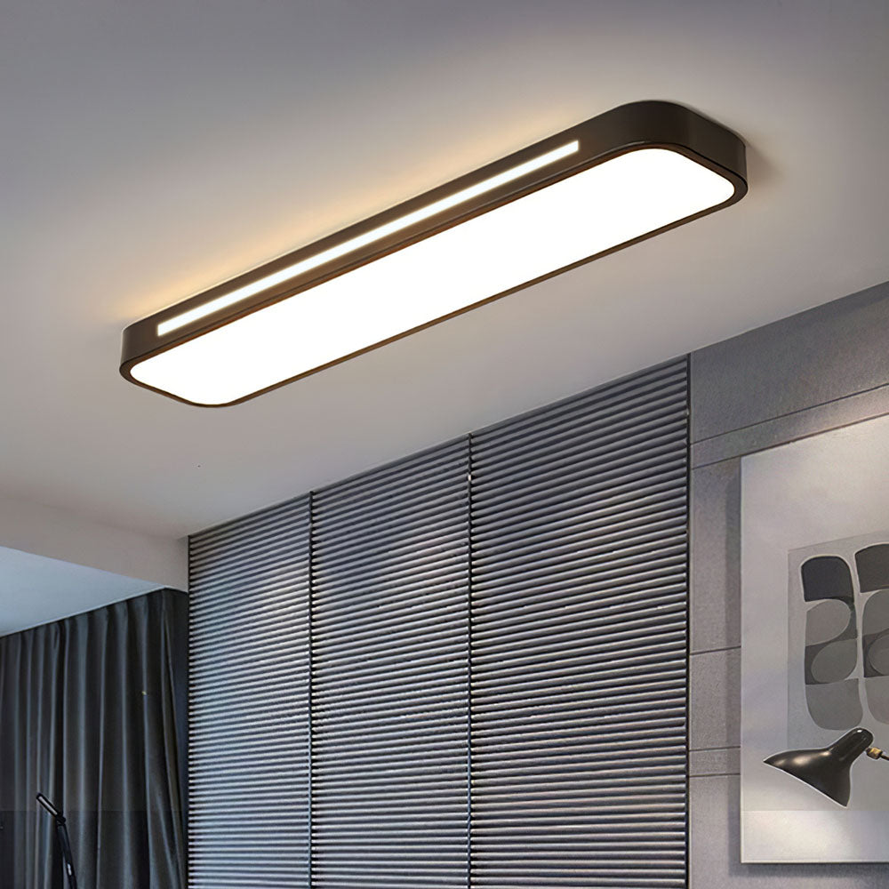 Lampa Sufitowa Minimalistyczna Skandynawska Prostokątna LED