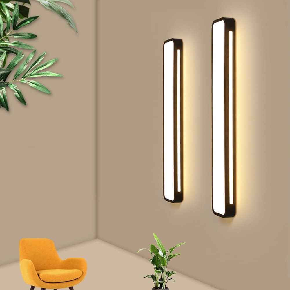 Lampa Sufitowa Minimalistyczna Skandynawska Prostokątna LED