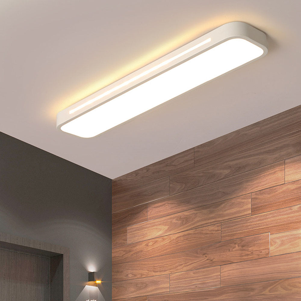 Lampa Sufitowa Minimalistyczna Skandynawska Prostokątna LED