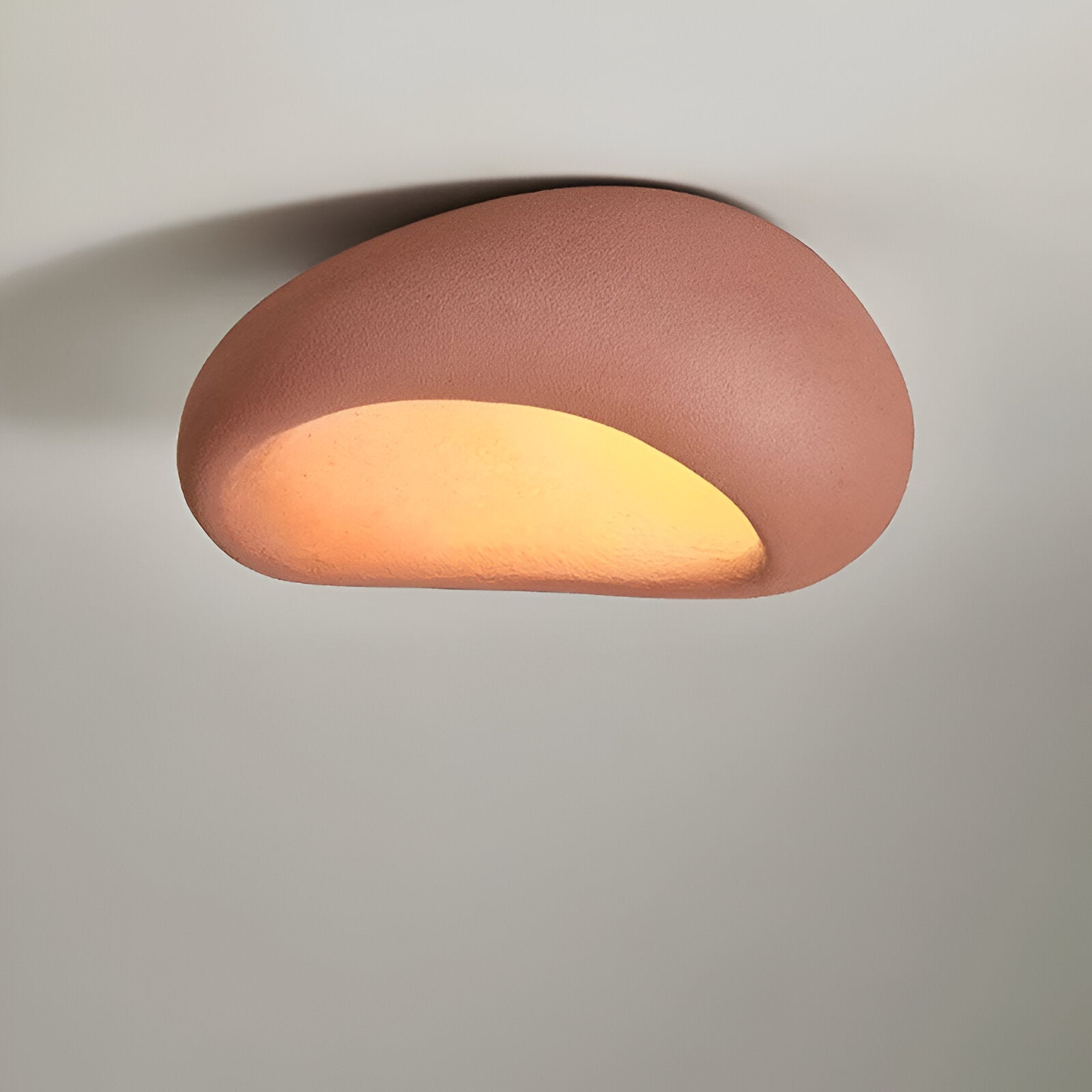 Lampa Sufitowa Minimalistyczna w Stylu Wabi Sabi z Organiczną Formą