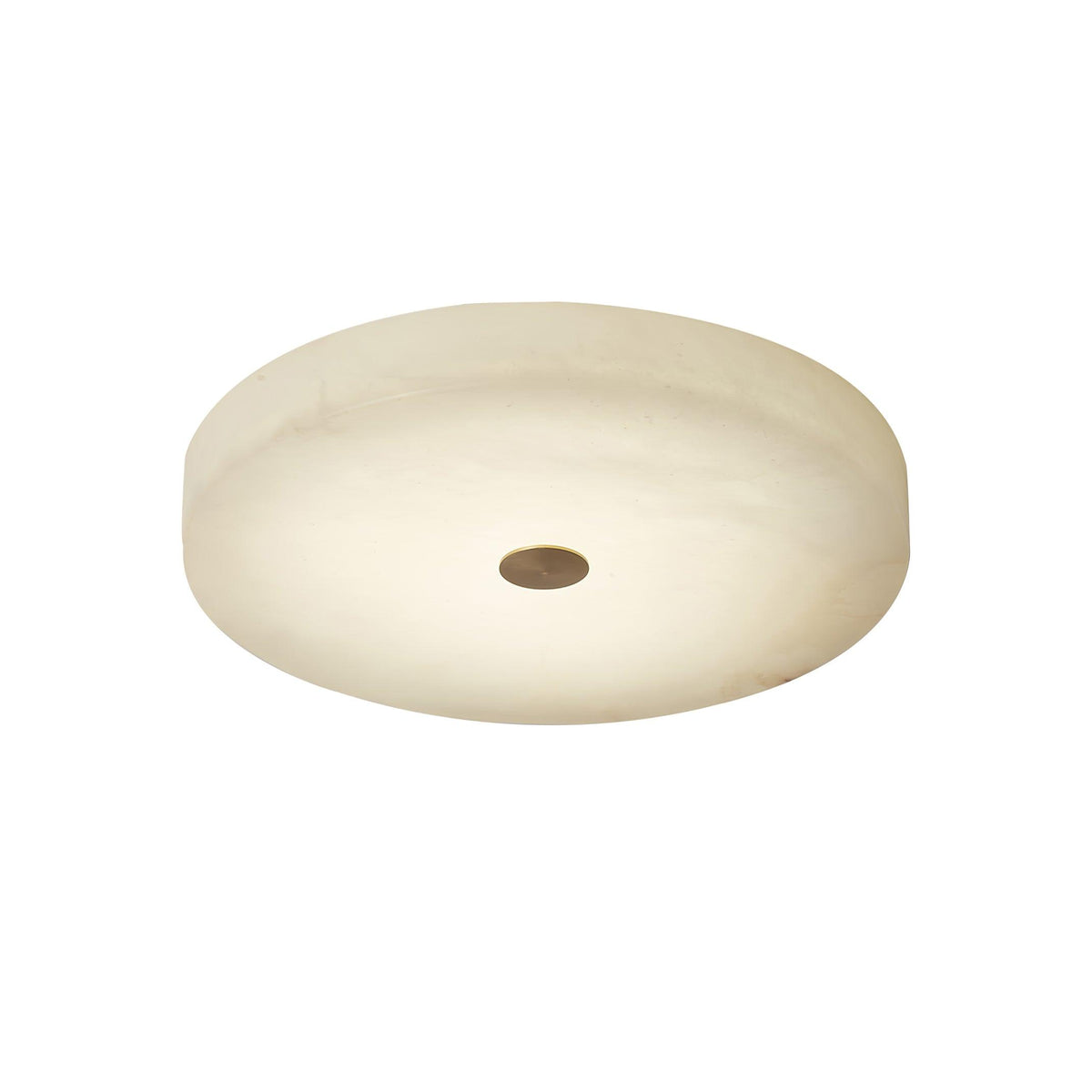 Lampa Sufitowa Minimalistyczna z Alabastrem i Złotym Detalem
