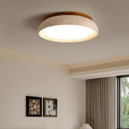 Lampa Sufitowa Minimalistyczna z Naturalnego Trawertynu i Drewna