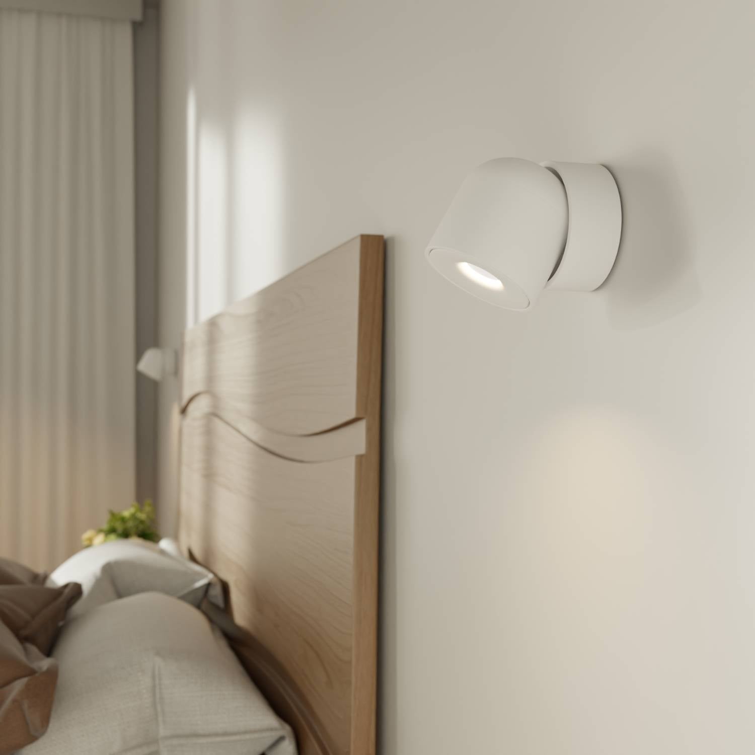 Lampa Sufitowa Minimalistyczna z Obrotową Głowicą do Montażu na Suficie i Ścianie