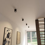 Lampa Sufitowa Minimalistyczna z Obrotową Głowicą do Montażu na Suficie i Ścianie