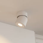 Lampa Sufitowa Minimalistyczna z Obrotową Głowicą do Montażu na Suficie i Ścianie