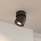 Lampa Sufitowa Minimalistyczna z Obrotową Głowicą do Montażu na Suficie i Ścianie