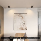Lampa Sufitowa Minimalistyczna z Obrotową Głowicą do Montażu na Suficie i Ścianie