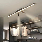 Lampa Sufitowa Minimalistyczna z Obrotowymi Reflektorami i Listwą
