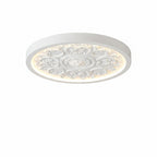 Lampa Sufitowa Minimalistyczna z Ornamentem i Zintegrowanym LED