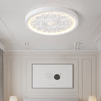 Lampa Sufitowa Minimalistyczna z Ornamentem i Zintegrowanym LED