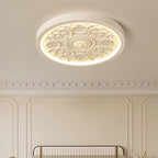 Lampa Sufitowa Minimalistyczna z Ornamentem i Zintegrowanym LED