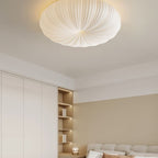 Lampa Sufitowa Minimalistyczna z Plisowanym Kloszem