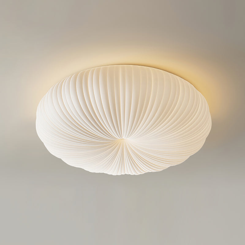 Lampa Sufitowa Minimalistyczna z Plisowanym Kloszem