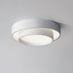 Lampa Sufitowa Minimalistyczna z Podwójnym Pierścieniem i Pilotem