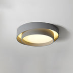 Lampa Sufitowa Minimalistyczna z Podwójnym Pierścieniem i Pilotem