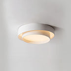 Lampa Sufitowa Minimalistyczna z Podwójnym Pierścieniem i Pilotem
