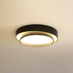 Lampa Sufitowa Minimalistyczna z Podwójnym Pierścieniem i Pilotem