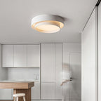 Lampa Sufitowa Minimalistyczna z Podwójnym Pierścieniem i Pilotem
