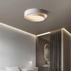 Lampa Sufitowa Minimalistyczna z Podwójnym Pierścieniem i Pilotem