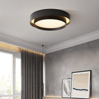 Lampa Sufitowa Minimalistyczna z Podwójnym Pierścieniem i Pilotem