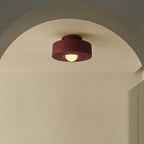 Lampa Sufitowa Modernistyczna z Okrągłą Kloszem i Mleczną Żarówką