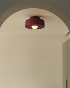 Lampa Sufitowa Modernistyczna z Okrągłą Kloszem i Mleczną Żarówką