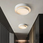 Lampa Sufitowa Nowoczesna Krążek LED z Trójkolorowym Światłem