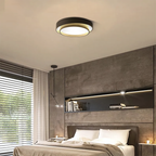 Lampa Sufitowa Nowoczesna Krążek LED z Trójkolorowym Światłem