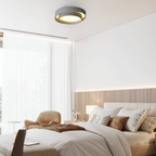 Lampa Sufitowa Nowoczesna Krążek LED z Trójkolorowym Światłem