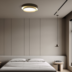 Lampa Sufitowa Nowoczesna Krążek LED z Trójkolorowym Światłem