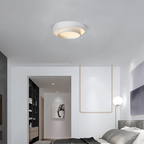 Lampa Sufitowa Nowoczesna Krążek LED z Trójkolorowym Światłem