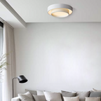 Lampa Sufitowa Nowoczesna Krążek LED z Trójkolorowym Światłem