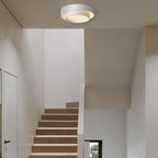 Lampa Sufitowa Nowoczesna Krążek LED z Trójkolorowym Światłem