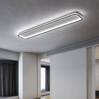 Lampa Sufitowa Nowoczesna Minimalistyczna z Prostokątnym Kloszem